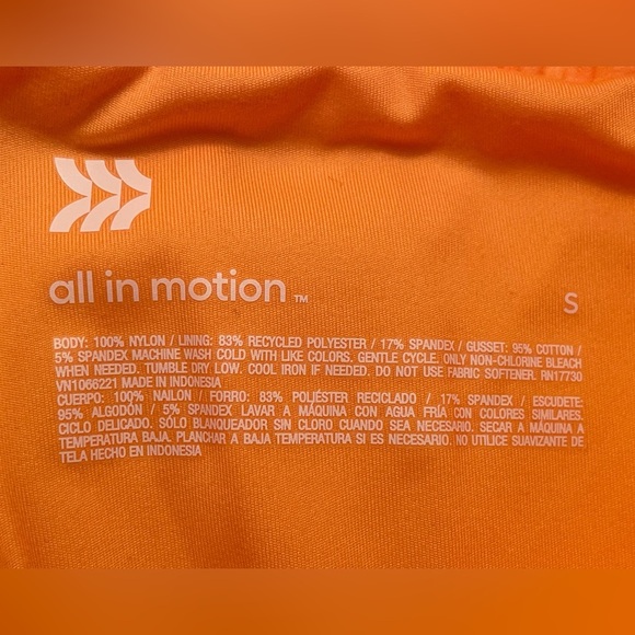 All In Motion Tulip Shorts in Orange - Picture 5 of 7